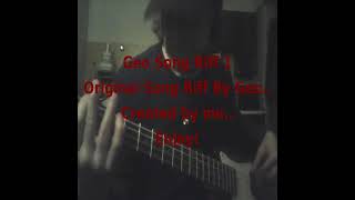 Geo Song Riff 1 quotMy Own Creationquot On Glarry PB Bass Guitar and Fender Mini Amp [upl. by Polk]