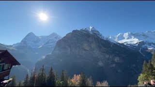 Mürren Switzerland  Rick Steves Mürren Walk  Interlaken amp Lauterbrunnen Jungfrau Region of Alps [upl. by Bevers534]