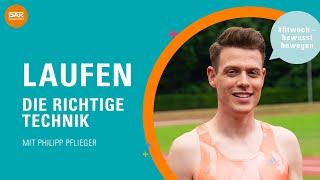 Laufen Die richtige Technik – mit Philipp Pflieger  fitwoch  DAKGesundheit [upl. by Winfield605]