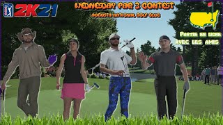 PGA 2K21  En ligne avec Fab Filou Mike Player 81 Et Rudi Deprez 🏌️‍wednesday par 3 contest ⛳ 10 [upl. by Ased]