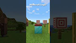 Minecraft Logic Perspective shorts [upl. by Ethelda]