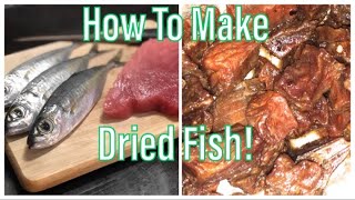 FWF How to Make Dried Fish  A Popluar Hawaii Snack  EASY Recipe  Drying Akule and Ahi [upl. by Pansie]