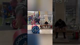 Graham Hicks and Ivan Makarov pull 465kg in training for the 505kg WORLD RECORD DEADLIFT deadlift [upl. by Martres]