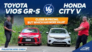 CLASSIC MATCHUP Toyota Vios vs Honda City – Philkotse Comparison Review w English Subtitles [upl. by Larson]