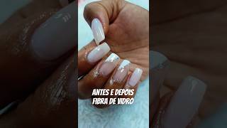 Alongamento de fibra de vidro shorts nails unhas nailart unhasdecoradas unhasemgel manicure [upl. by Nosinned]