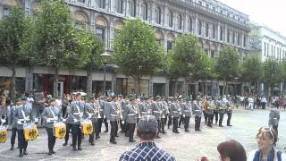 Musique militaire allemande Liège 2014 [upl. by Daniele439]