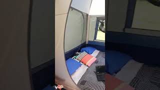 Touring a Hightower Mansion Tent  Winter Camping  Sunroof  Shorts [upl. by Ecidnacal577]