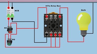 How to Wire 8 PIN Relay for Holding or Latching Circuit [upl. by Fowler307]