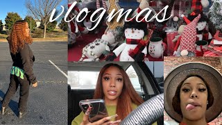 LAST VLOGMAS 2021 🎄  hair apt shopping drive w me etc   ChesaTheBrat [upl. by Sabine962]