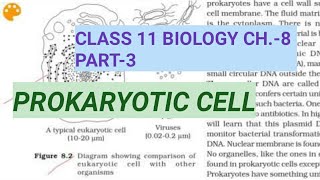 Class 11 biology Ch8Part3Prokaryotic cellsStudy with Farru [upl. by Nevaj353]