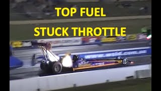 Top Fuel stuck throttle crash [upl. by Edward]