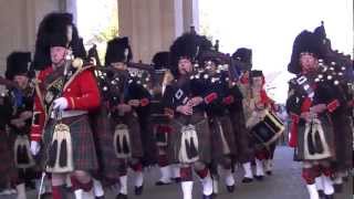 Auckland Police Pipe Band  Menin Gate 24 july 2012 [upl. by Roselin]