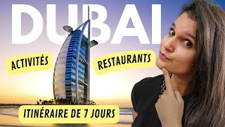 Guide Voyage Dubai Ton itinéraire de 7 jours [upl. by Euqinna]