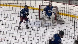 Connor Lomax at NAHL Combine Game 2 2024 [upl. by Atikal]