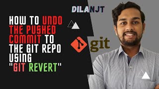 how to undo the commit pushed using git revert  git revert  git tutorials [upl. by Dodson]