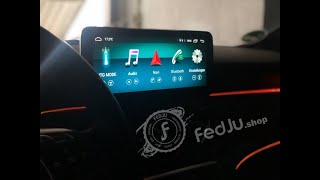 1025“ Android Display mit FEDBUX und Wireless CarPlay für Mercedes Benz [upl. by Ardnahs]