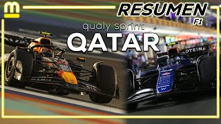 ASÍ FUE LA CLASIFICACIÓN SPRINT DEL GP QATAR F1 PARA CHECO PÉREZ Y COLAPINTO [upl. by Bale263]