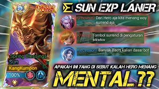 INI DIA CARA SUN MELAWAN HERO META DI RANK  BUILD SUN TERSAKIT 2024  MLBB MLBBeSports [upl. by Adnwahsal]