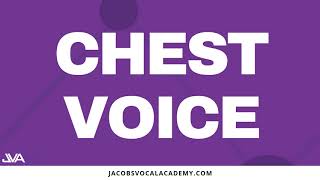 Daily Chest Voice Vocal Exercises For Singers [upl. by Nerwal91]