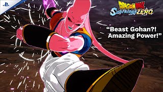 NEW Super Buu WGohan Absorbed SPECIAL QUOTES amp HIDDEN INTERACTIONS DRAGON BALL Sparking Zero [upl. by Ainoyek]