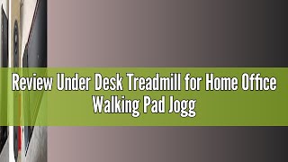 Review Under Desk Treadmill for Home Office Walking Pad Jogging Running Ultra Flat Slim Under Desk F [upl. by Airak281]