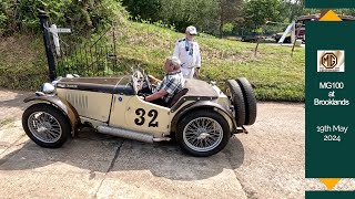 MG100 Centenary at Brooklands Test Hill [upl. by Rehtaeh]