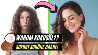 🥥 Kokosöl Haare  Was KOKOSÖL mit DEINEN HAAREN macht unglaublich 😱 [upl. by Vite359]