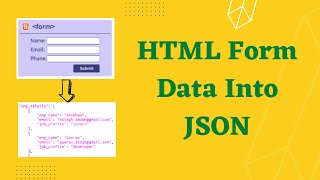 Post Form Data as JSON with Fetch API using JavaScript  HTML Form to JSON [upl. by Yerga]