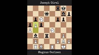 Magnus Carlsen vs Joseph Girel  March 5 Late 2024 [upl. by Iolanthe]