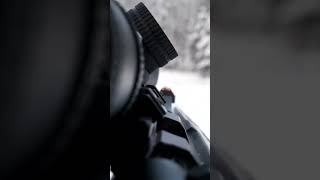 Offset iron sights on a hunting rifle [upl. by Silloh]