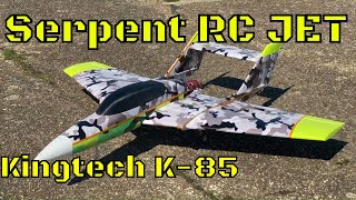 Serpent Jet Kit Kingtech K85 G2 IAD Model Designs RC Jet Plane [upl. by Yci]