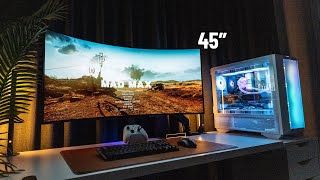 Building A Gaming Setup With A Unique 240Hz Ultrawide OLED Monitor [upl. by Eniamahs]