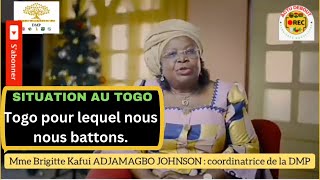 TOGO  L’alternance politique la démocratie et les droits fondamentaux  Brigitte Johnson Adjamagbo [upl. by Fleming]