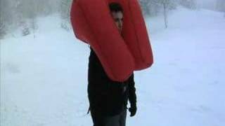 Snowpulse reusable avalanche airbag on Snow [upl. by Shimberg]