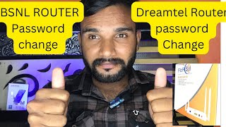 Dreamtel Wifi Password Change  BSNL Password Change  How to Change Bsnl Wifi password Channe [upl. by Michaella20]