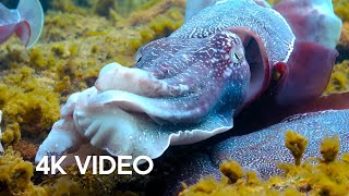 Cuttlefish Mimics Being Female To Mate  4K UHD  Blue Planet II  BBC Earth [upl. by Ylrad]