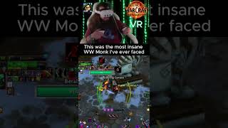 Facing INSANE Monk in WoW VR 🎮🥵 worldofwarcraft thewarwithin [upl. by Czarra]