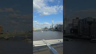 Wonderful Views from Millennium Bridge London shorts travel london [upl. by Erfert]