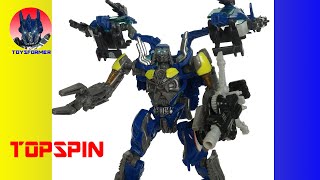 Transformers ROTF TOPSPIN deluxe class track mode nascar EP 2 [upl. by Wulf118]