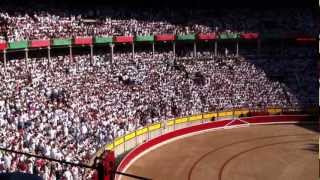 Sigo siendo el rey Sanfermines Plaza de Toros 8 Julio 2012 [upl. by Claman]