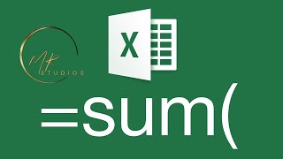 How to do total in Excelsum  MR studios  Maruthiraj [upl. by Eletnahs]