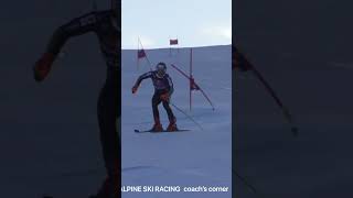 Lucas Braathen technical giant slalom slow motion alpine skiing racing training ski in New Zealand [upl. by Fonz377]