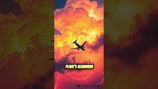 WHAT HAPPENS WHEN A PLANE IS STRUCK BY LIGHTNING plane viral funkuniverso lightning virakshort [upl. by Leinehtan]