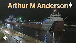 Arthur M Anderson arrived in Duluth 11142024 [upl. by Cointon]