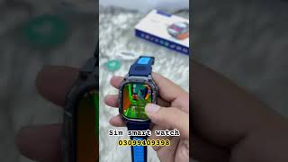 Sim smart watch 😍mrgadget youtubeshorts smartwatch ultrawatch 4gsimsmartwatch music unboxing [upl. by Woody]