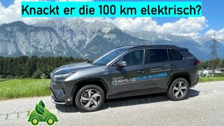 Toyota RAV 4 PlugIn Hybrid ReichweitenTest [upl. by Susejedesoj]