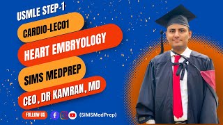 Heart Embryology amp Fetal Circulation  USMLE First Aid Complete Lec01 [upl. by Dlonyer]