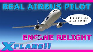 Restarting An Engine In Flight Tutorial Real Airbus Pilot [upl. by Neville928]