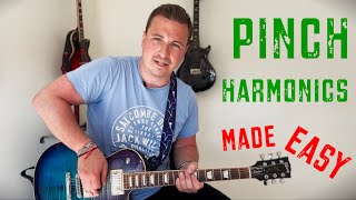 How to play Pinch Harmonics 🤌 Full Guitar Lesson [upl. by Atikaj]