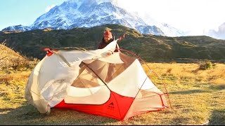 How to Set Up Your Tent in a Windstorm When Youre Solo [upl. by Eisdnyl286]